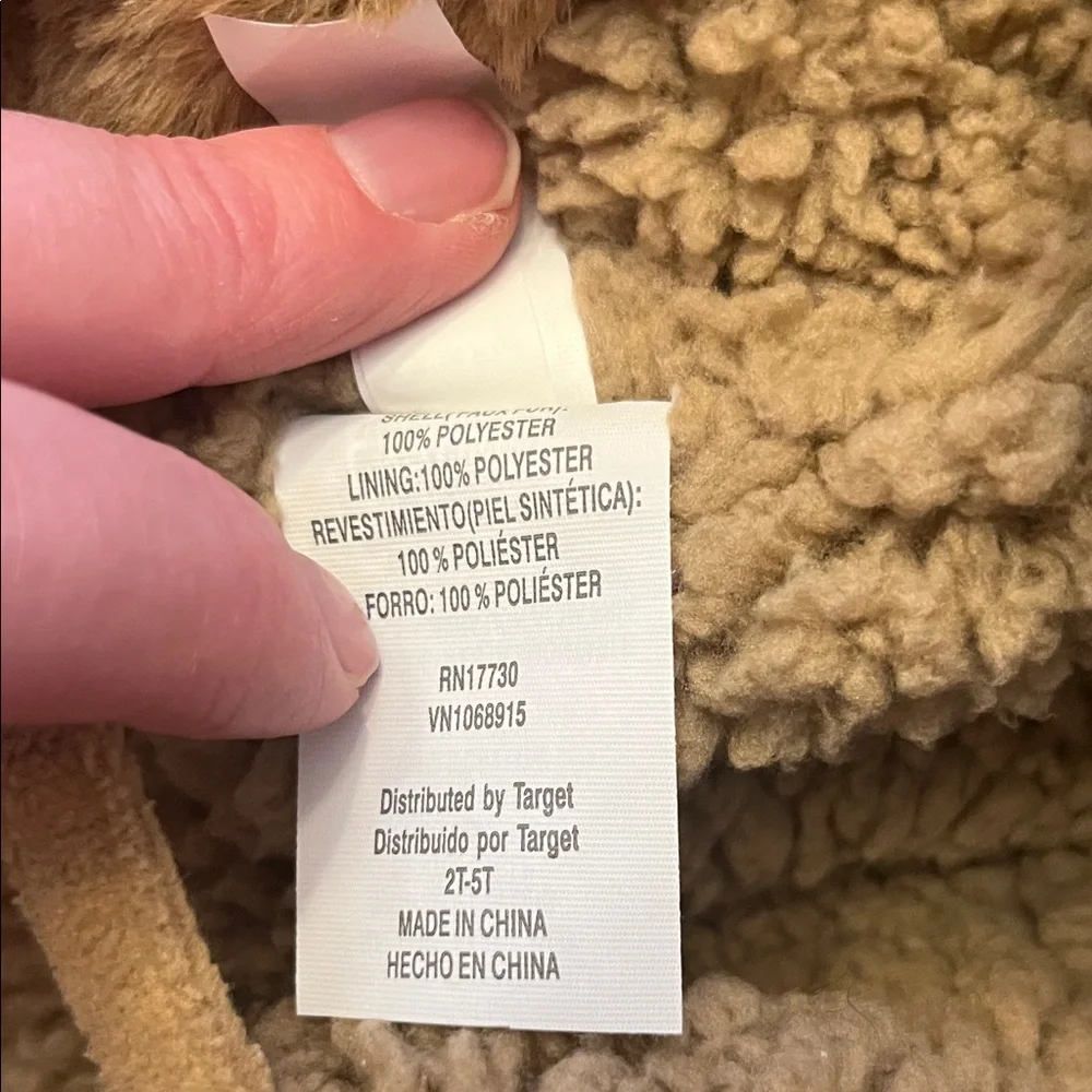 Target Fuzzy Brown Kids Hat